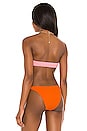 view 3 of 6 HAUT DE MAILLOT DE BAIN ANNABELLE in Papaya