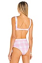 view 3 of 4 Lilo Bikini Top in Painted Gingham