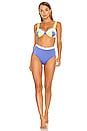 view 4 of 4 Lilo Bikini Bottom in Fresh Air & Laguna Blue