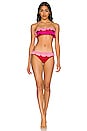 view 4 of 4 The Kaia Bikini Bottom in Colorblock
