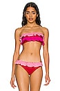 view 1 of 4 The Kaia Bikini Top in Colorblock