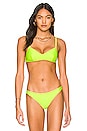 view 1 of 4 The Rachel Bikini Top in Fluorescent Yellow