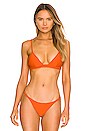 view 1 of 4 The Morgan Bikini Top in Pumpkin