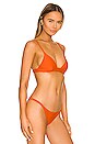 view 2 of 4 The Morgan Bikini Top in Pumpkin