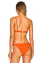 view 3 of 4 The Morgan Bikini Top in Pumpkin