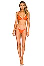view 4 of 4 The Morgan Bikini Top in Pumpkin