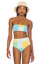 view 1 of 4 The Arden Bandeau Top in Patch Print