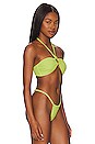 view 2 of 4 The Tati Tie Bikini Top in Kiwi