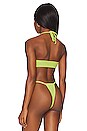 view 3 of 4 The Tati Tie Bikini Top in Kiwi