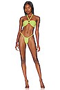 view 4 of 4 The Tati Tie Bikini Top in Kiwi