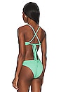 view 3 of 4 Sienna Bikini Top in Seafoam