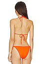 view 3 of 4 HAUT DE MAILLOT DE BAIN IRIS in Clementine