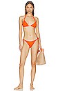 view 4 of 4 HAUT DE MAILLOT DE BAIN IRIS in Clementine