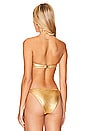 view 3 of 4 Pia Bikini Top in Gold