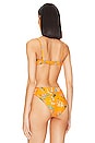 view 4 of 5 Maisie Bikini Top in Orange Floral Print