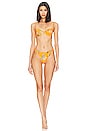 view 5 of 5 Maisie Bikini Top in Orange Floral Print