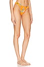 view 2 of 4 Arlo Bikini Bottom in Orange Floral Print