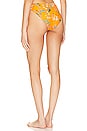 view 3 of 4 Arlo Bikini Bottom in Orange Floral Print