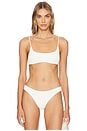 view 1 of 4 x REVOLVE The Rachel Smocked Bikini Top in Pearl