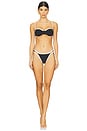 view 4 of 4 Tatum Bikini Bottom in Noir