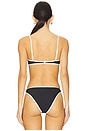 view 3 of 4 Jordana Bikini Top in Noir