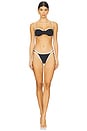 view 4 of 4 Jordana Bikini Top in Noir