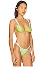 view 2 of 4 Ellery Bikini Top in Sky & Chartreuse Ombre