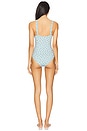view 3 of 3 The Verona One Piece in Embroidered Floral Sky