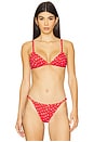 view 1 of 4 The Lulu Bikini Top in Umbrella Print