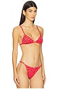 view 2 of 4 The Lulu Bikini Top in Umbrella Print