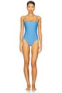 view 2 of 4 The Renna Reversible One Piece in Marina Blue & Sunset Stripe