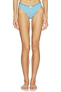 view 1 of 4 The Daphne Bikini Bottom in Cosmic Blue