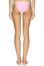 view 4 of 5 The Ines Reversible Bikini Bottom in Bon Bon & Ocean Mist