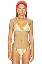 view 1 of 4 The Iris Bikini Top in St. Barths Stripe