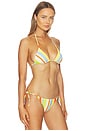 view 2 of 4 The Iris Bikini Top in St. Barths Stripe