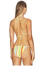 view 3 of 4 The Iris Bikini Top in St. Barths Stripe