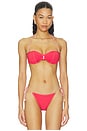 view 1 of 1 The Harlow Bikini Top in Rooftop Red