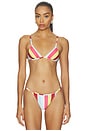 view 1 of 4 TOP BIKINI TRIANGULAR THE LULU in Symi Stripe