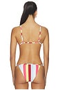 view 3 of 4 TOP BIKINI TRIANGULAR THE LULU in Symi Stripe
