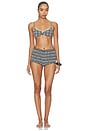 view 4 of 5 The Daphne Bikini Top in Noir