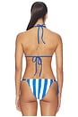 view 4 of 5 HAUT DE MAILLOT DE BAIN TRIANGLE RÉVERSIBLE THE IRIS in Olympian Blue