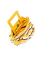 view 4 of 5 BOLSO THE LOLA in Yellow Stripe Terry