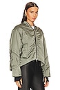 view 3 of 5 Sofie Bomber Jacket in Steel Green