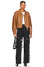 view 4 of 4 Ella Bomber in Camel