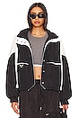 view 1 of 5 Esme Anorak in Black, Soft White & Reflective