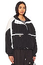 view 3 of 5 Esme Anorak in Black, Soft White & Reflective