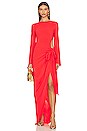 view 1 of 4 Temis Gown in Orange