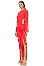 view 3 of 4 Temis Gown in Orange