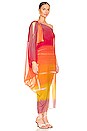 view 2 of 5 Bevagna Tunic in Gradient Orange