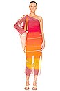 view 5 of 5 Bevagna Tunic in Gradient Orange